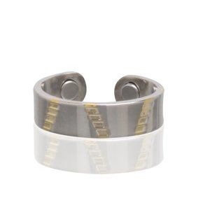 Magnetic Two Tone Ring - Arthritis Therapy Energy Ring